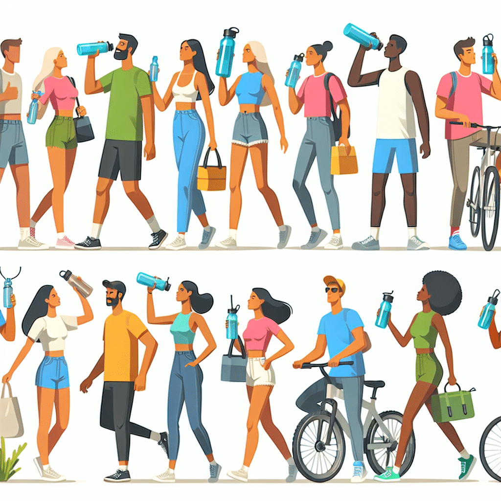 Engaging ways to encourage hydration while on the go.