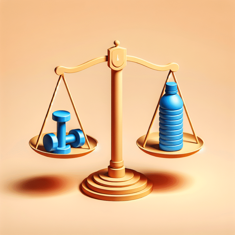 Balancing fitness and daily hydration