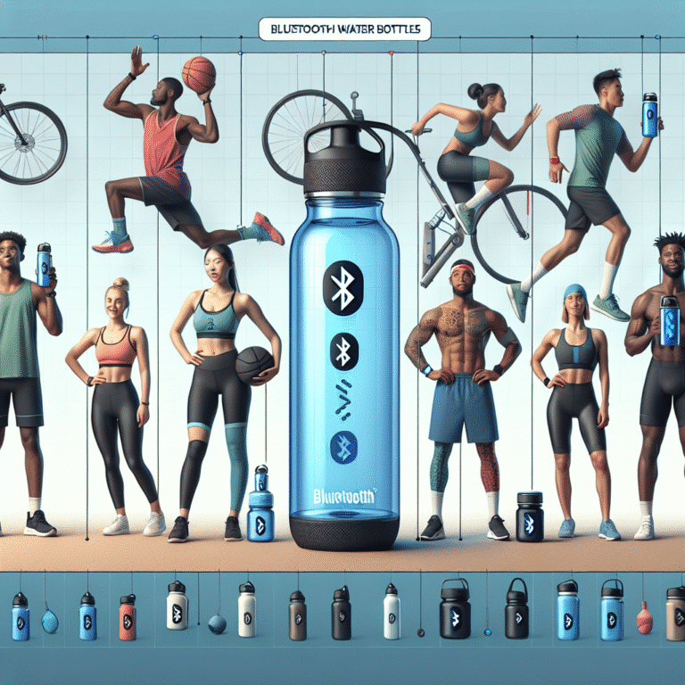 Bluetooth water bottles for athletes
