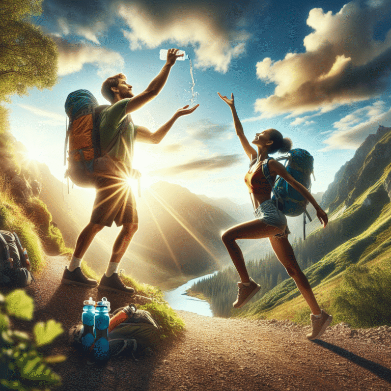 Staying active and hydrated while traveling