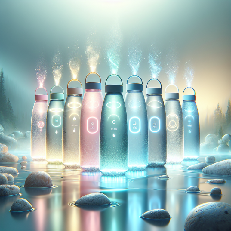 water bottles with LED reminders: a review