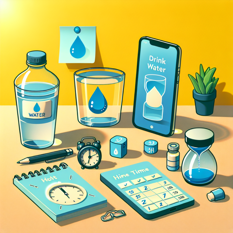 simple ways to remind yourself to drink water throughout the day