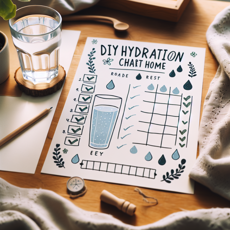 DIY Hydration Charts for Daily Water Intake Tracking at Home